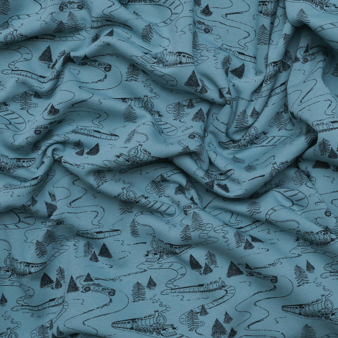 Katia - Cotton Blend - Winter Fleece - Vintage Trains