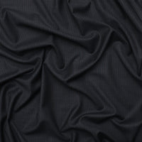 Merino Wool - Suiting - Stripe - Dark Grey Copper