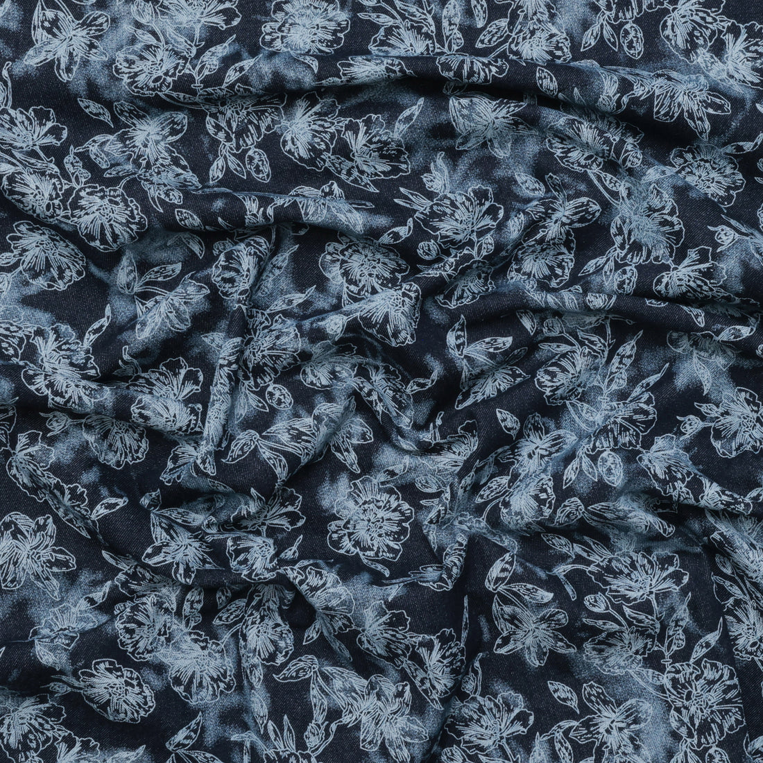 Katia - DIY Wow - Cotton - Denim Print - Flowers