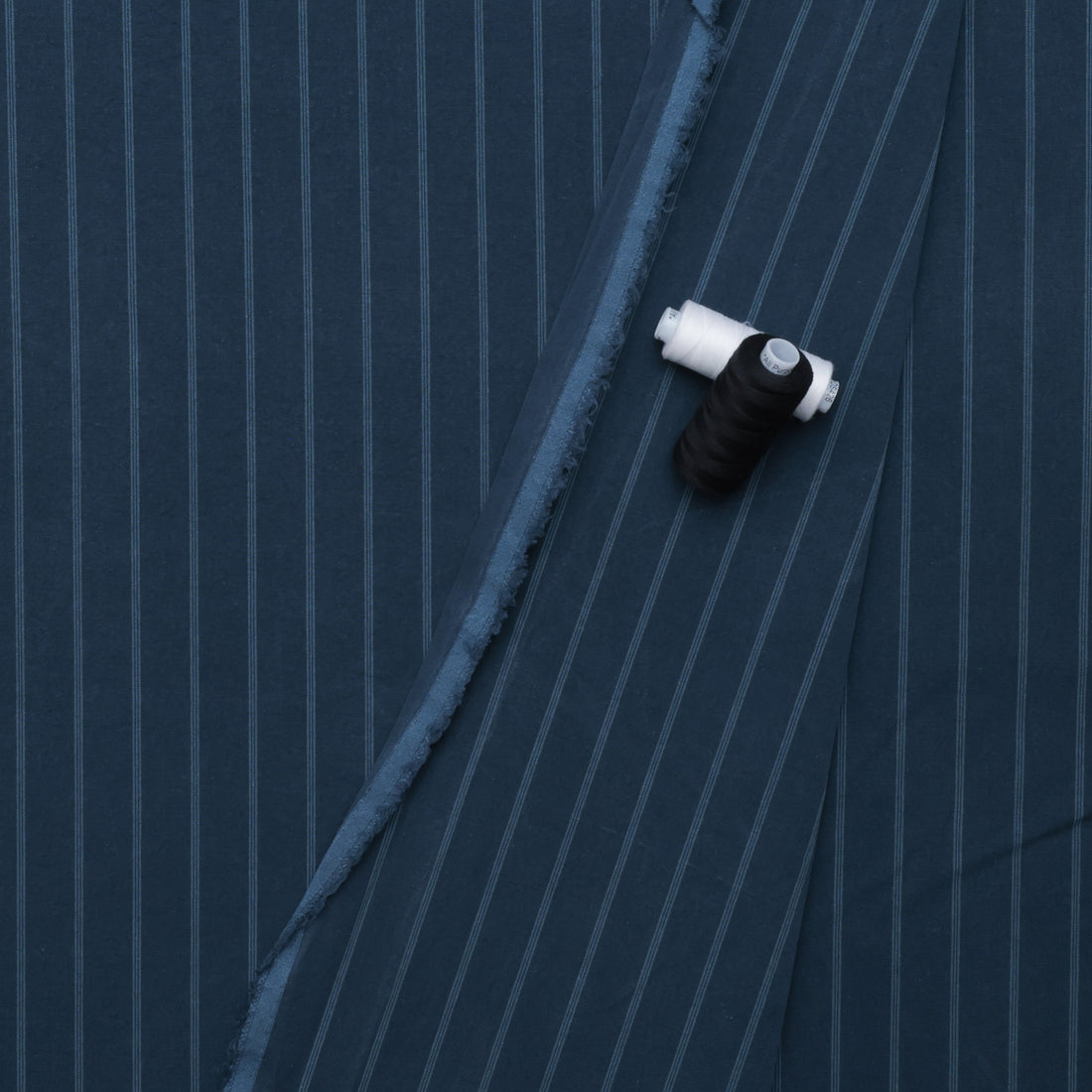 Organic Cotton - Yarn Dyed Stripe - Indigo