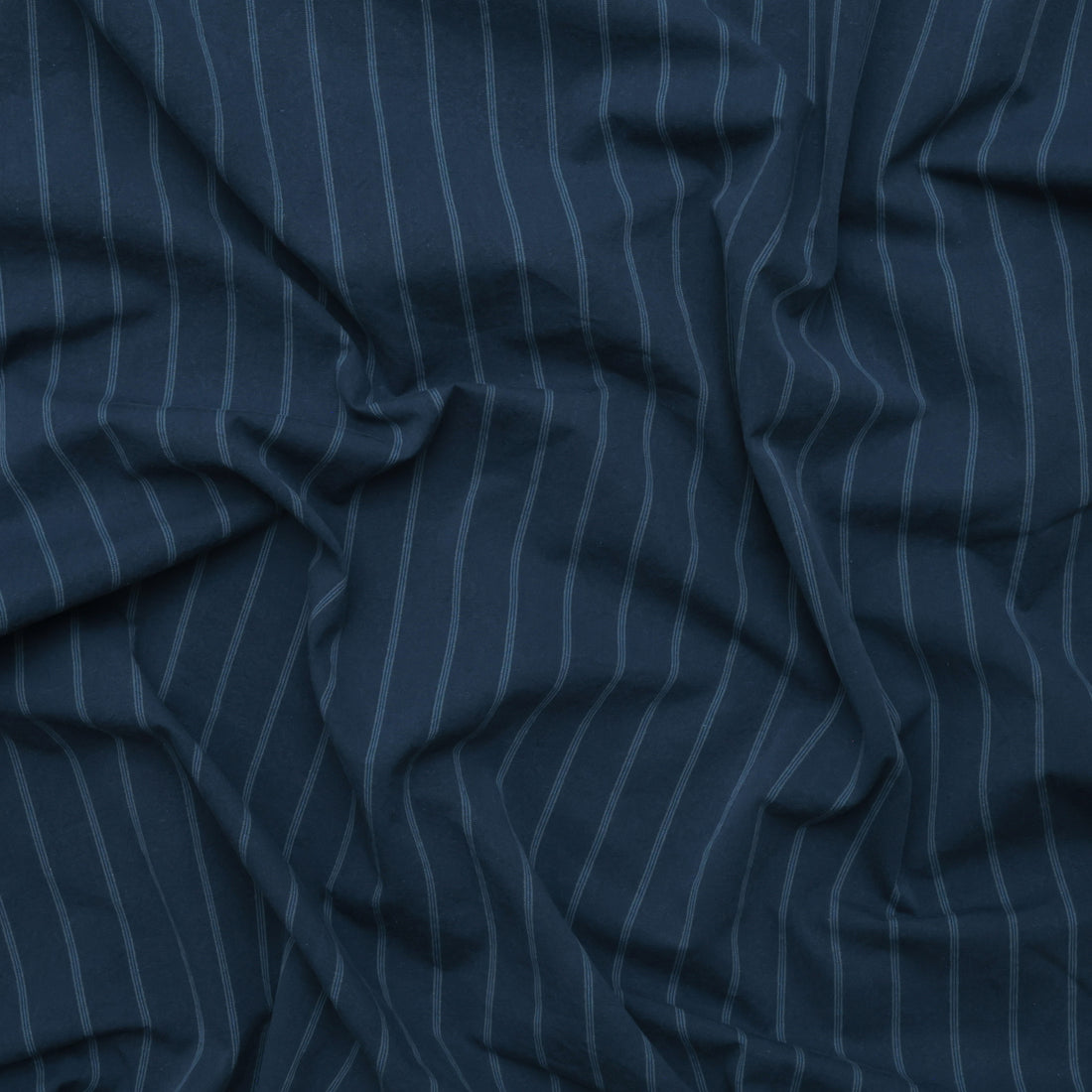Organic Cotton - Yarn Dyed Stripe - Indigo