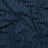 Organic Cotton - Yarn Dyed Stripe - Indigo