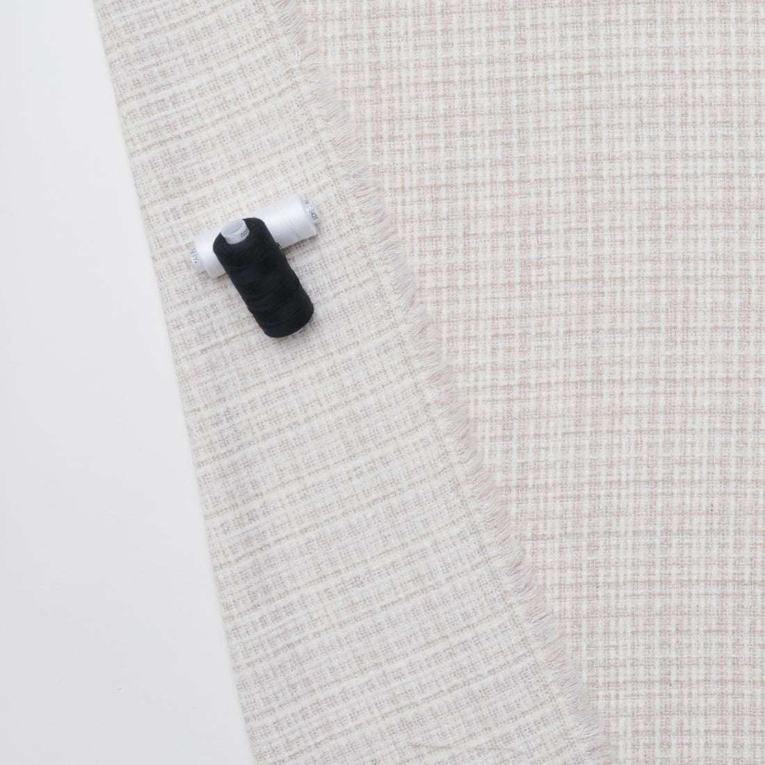 Viscose Blend - Channel Tweed - Beige