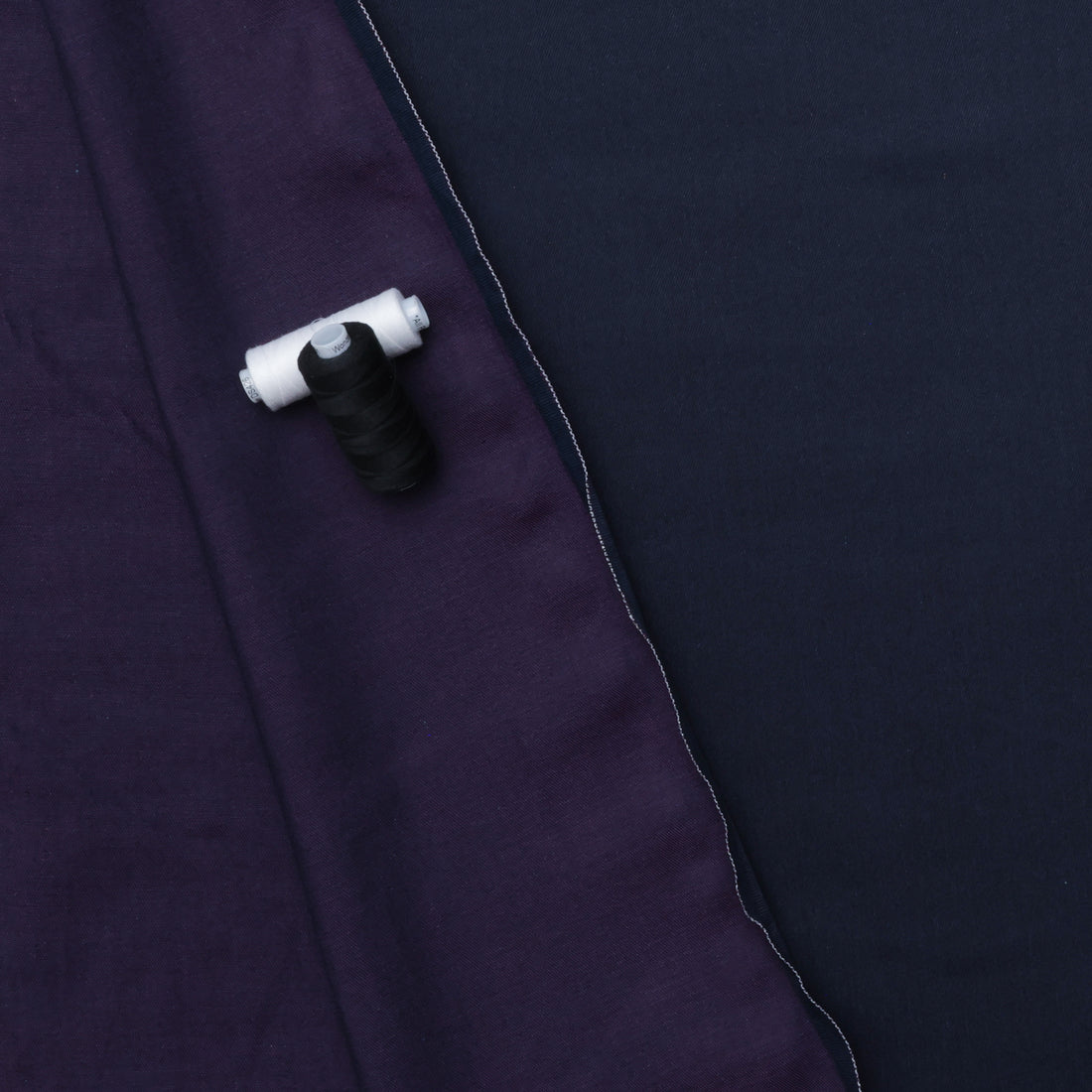 Cotton - Stretch Denim - Blue Purple