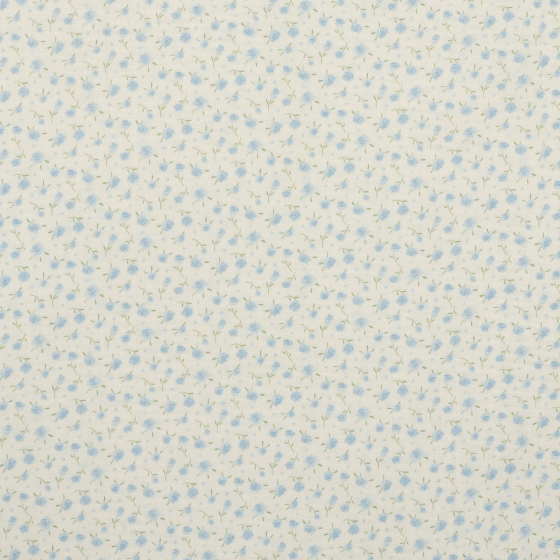 Cotton - Heirloom - Double Gauze - Ivory Blue Roses