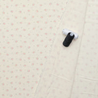 Cotton - Heirloom - Double Gauze - Ivory Pink Roses