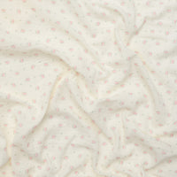 Cotton - Heirloom - Double Gauze - Ivory Pink Roses