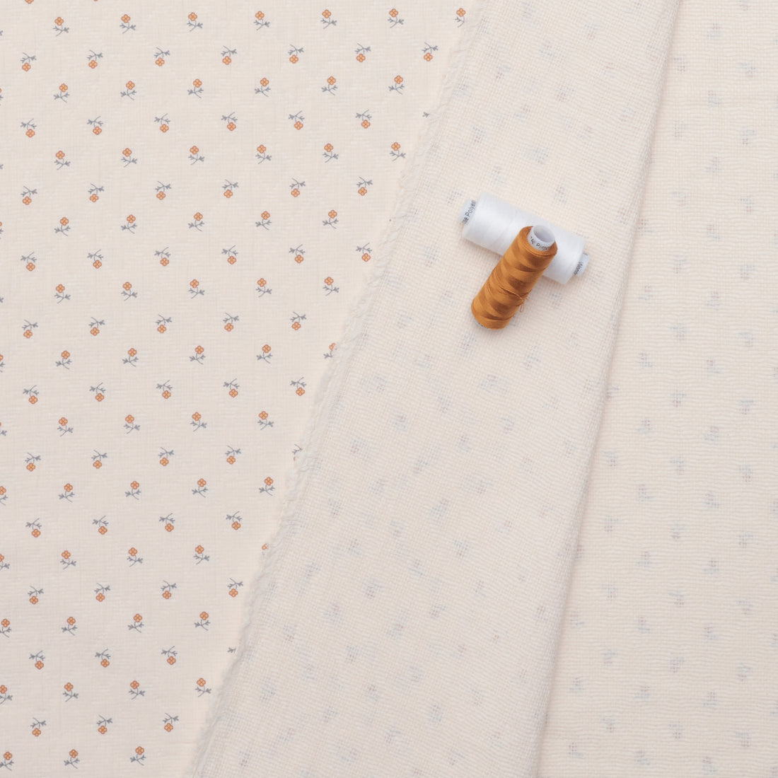 Cotton - Heirloom - Quilted Gauze - Cream Mustard