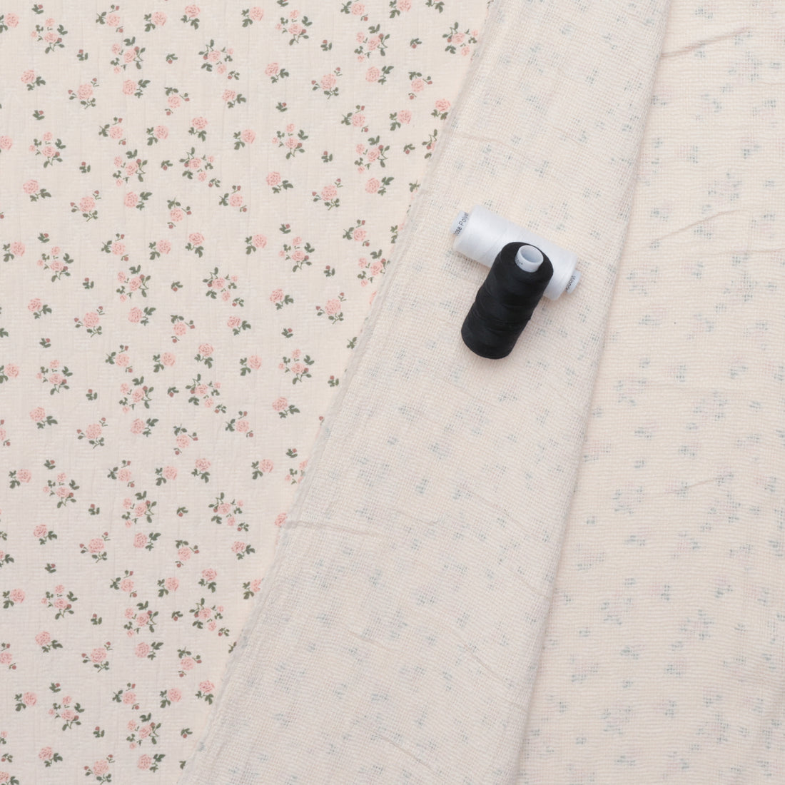Cotton - Heirloom - Quilted Gauze - Cream Pink