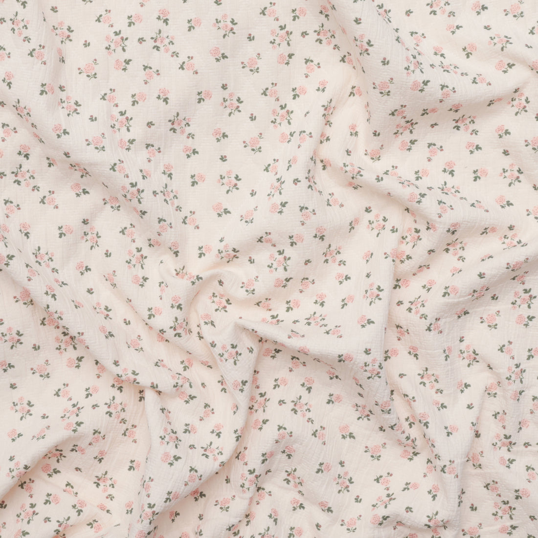 Cotton - Heirloom - Quilted Gauze - Cream Pink