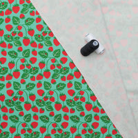 Sevenberry - Cotton - Canvas - Strawberries - Green