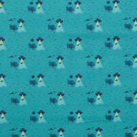 Dear Stella - Cotton - Meowter Space - Beam Me Up - Spruce
