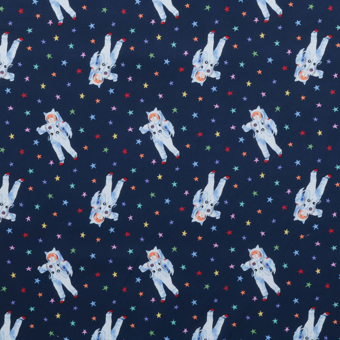 Dear Stella - Cotton - Meowter Space - Cats - Navy