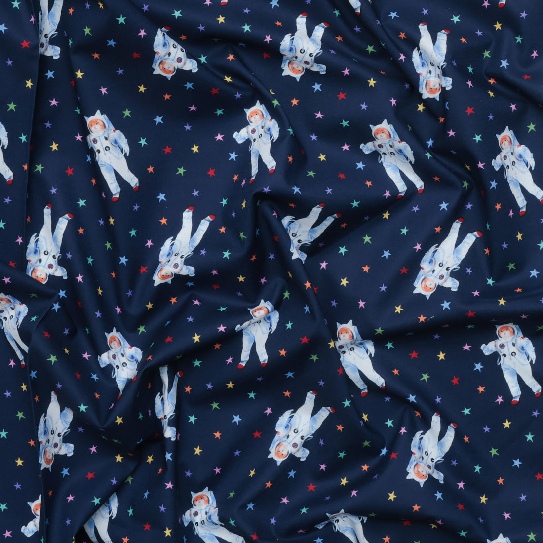 Dear Stella - Cotton - Meowter Space - Cats - Navy