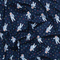 Dear Stella - Cotton - Meowter Space - Cats - Navy