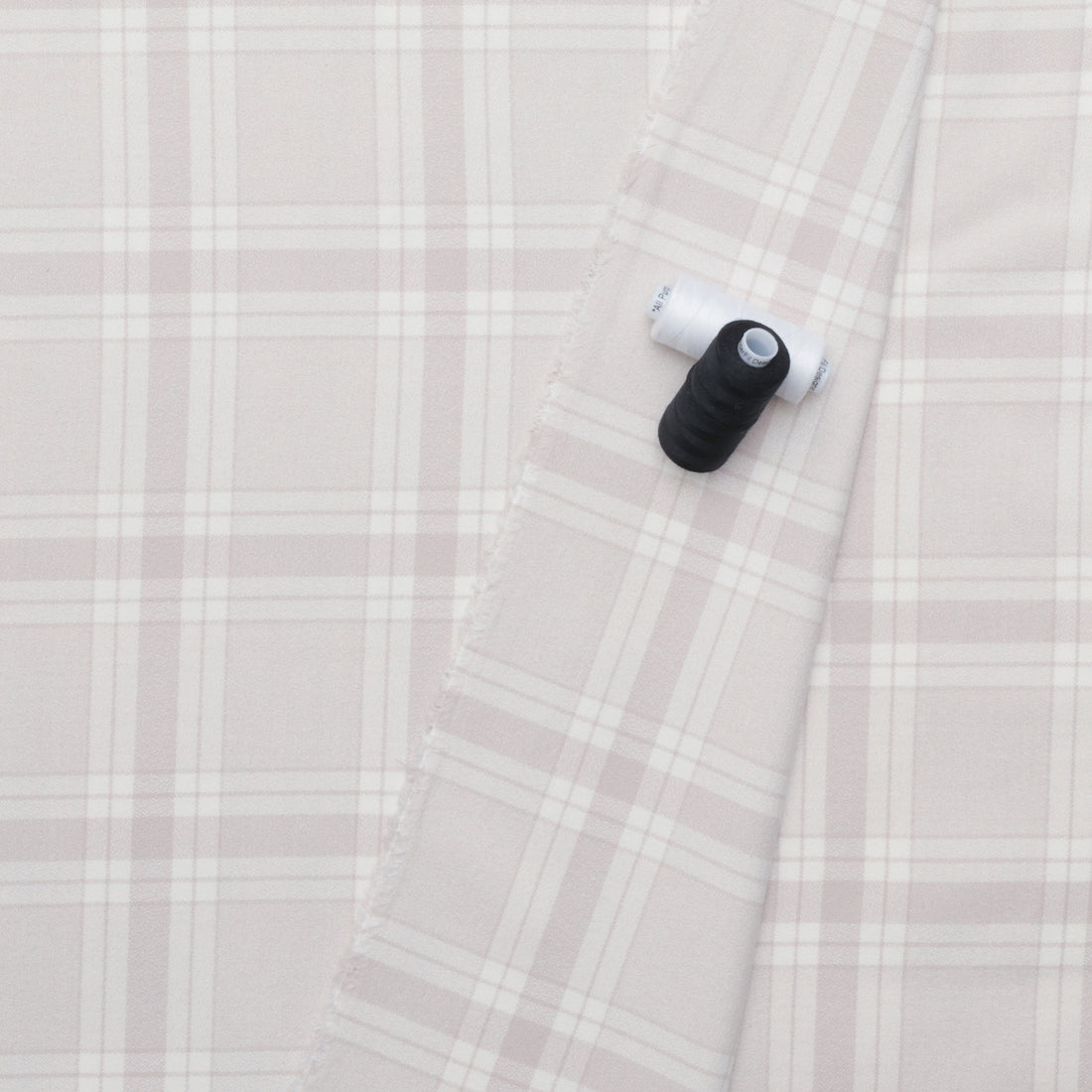 Cotton - Mammoth Flannel - Plaid - Bone