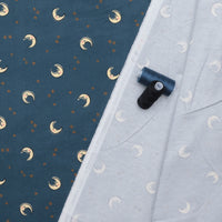 Cozy Cotton - Flannel - Over The Moon - Blueberry