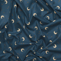 Cozy Cotton - Flannel - Over The Moon - Blueberry