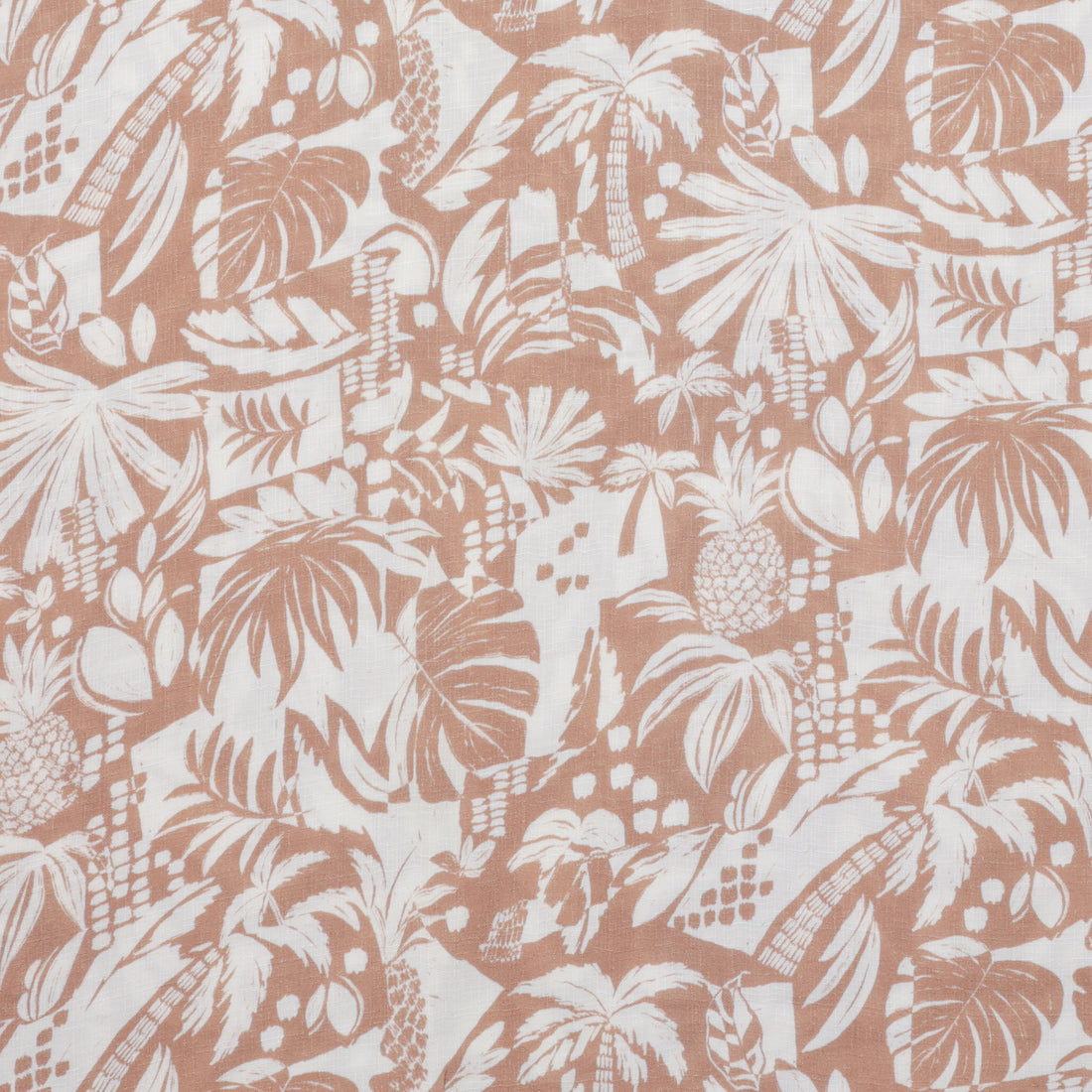 Rayon - Slub - Digital Print - Island Leaves - Assorted