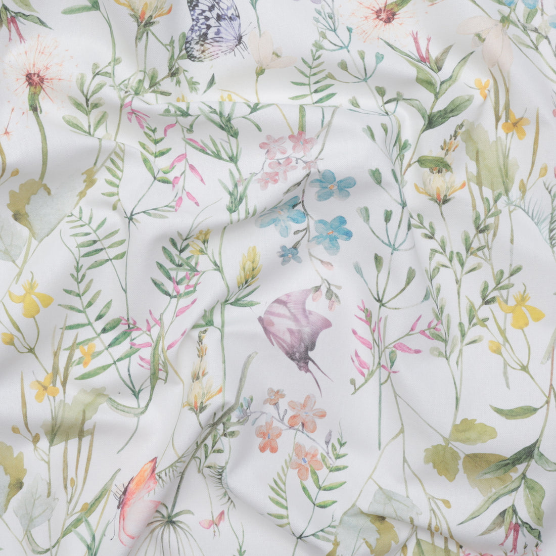 Katia - Cotton - Canvas Print - Butterfly & Dandelion