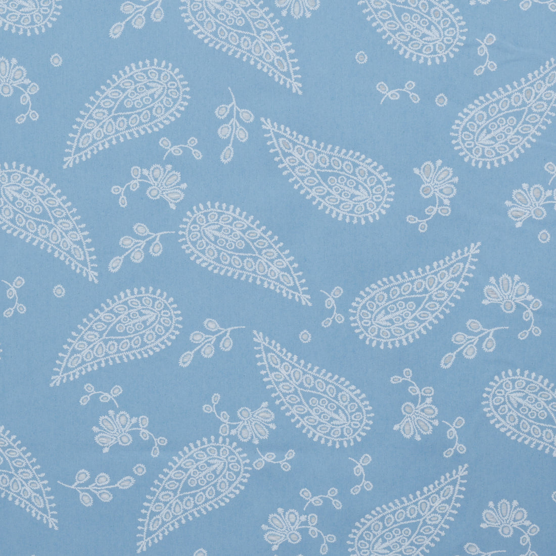 Cotton Blend - Chambray Burnout - Paisley - Assorted
