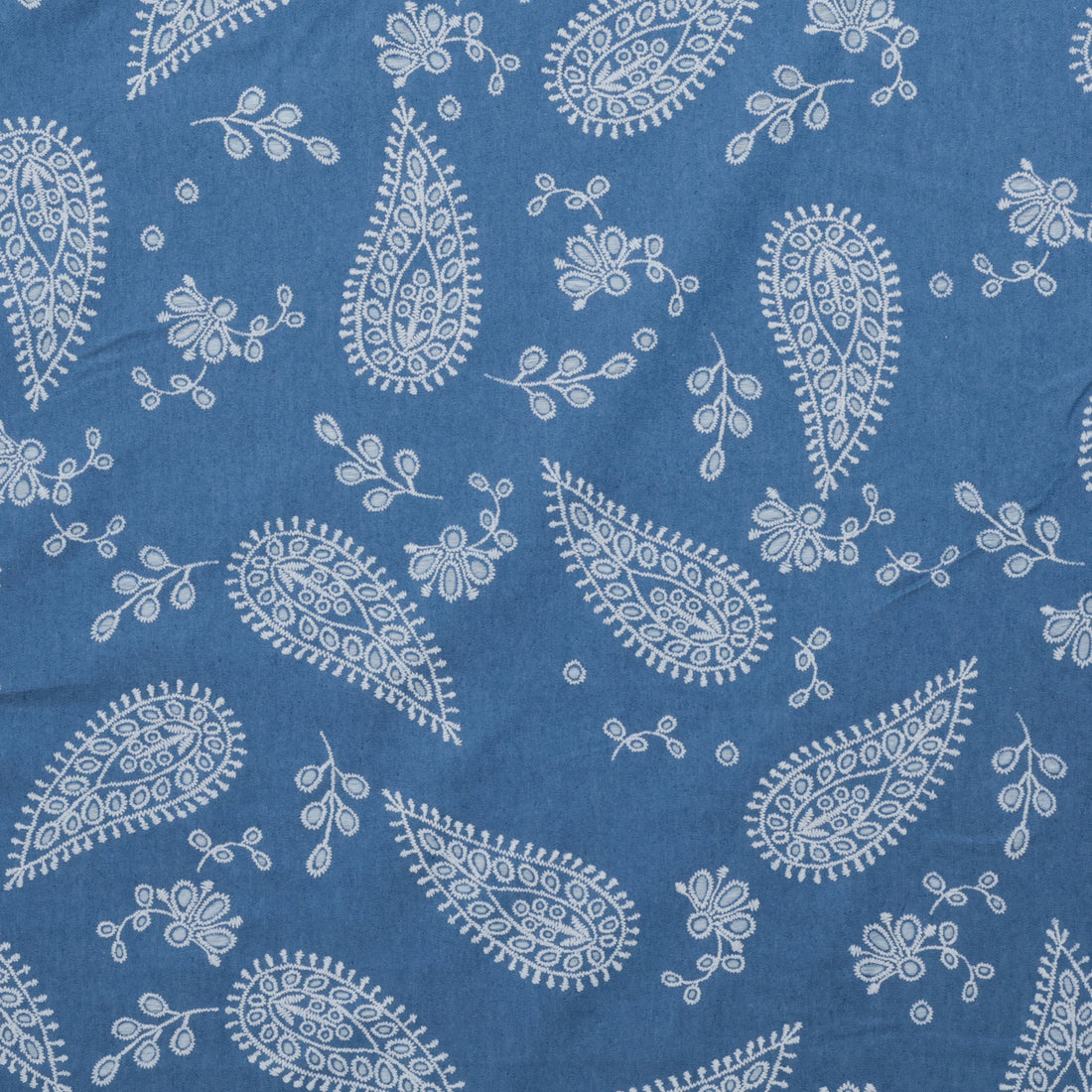 Cotton Blend - Chambray Burnout - Paisley - Assorted