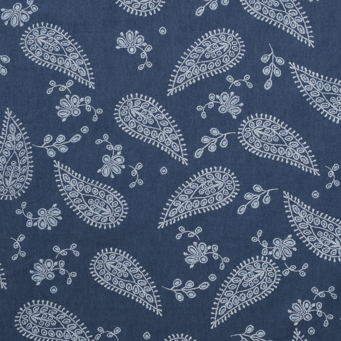 Cotton Blend - Chambray Burnout - Paisley - Assorted