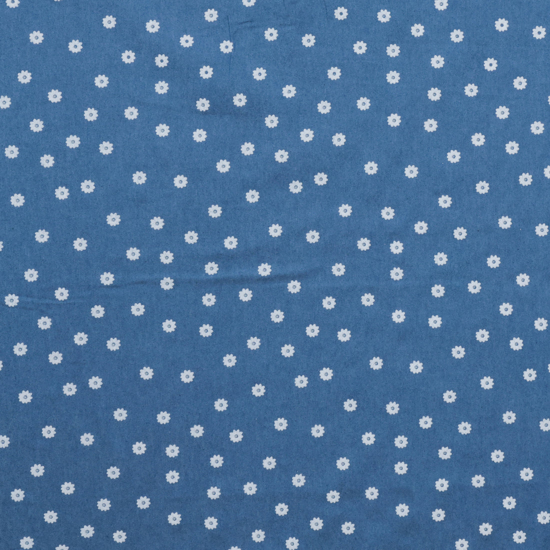 Cotton Blend - Chambray Burnout - Mini Flowers - Assorted