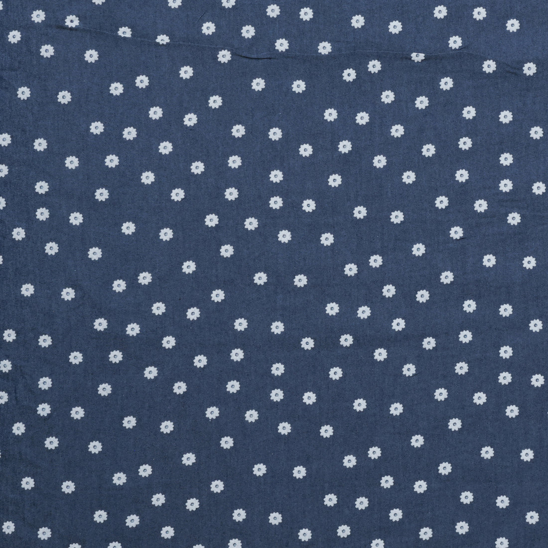 Cotton Blend - Chambray Burnout - Mini Flowers - Assorted