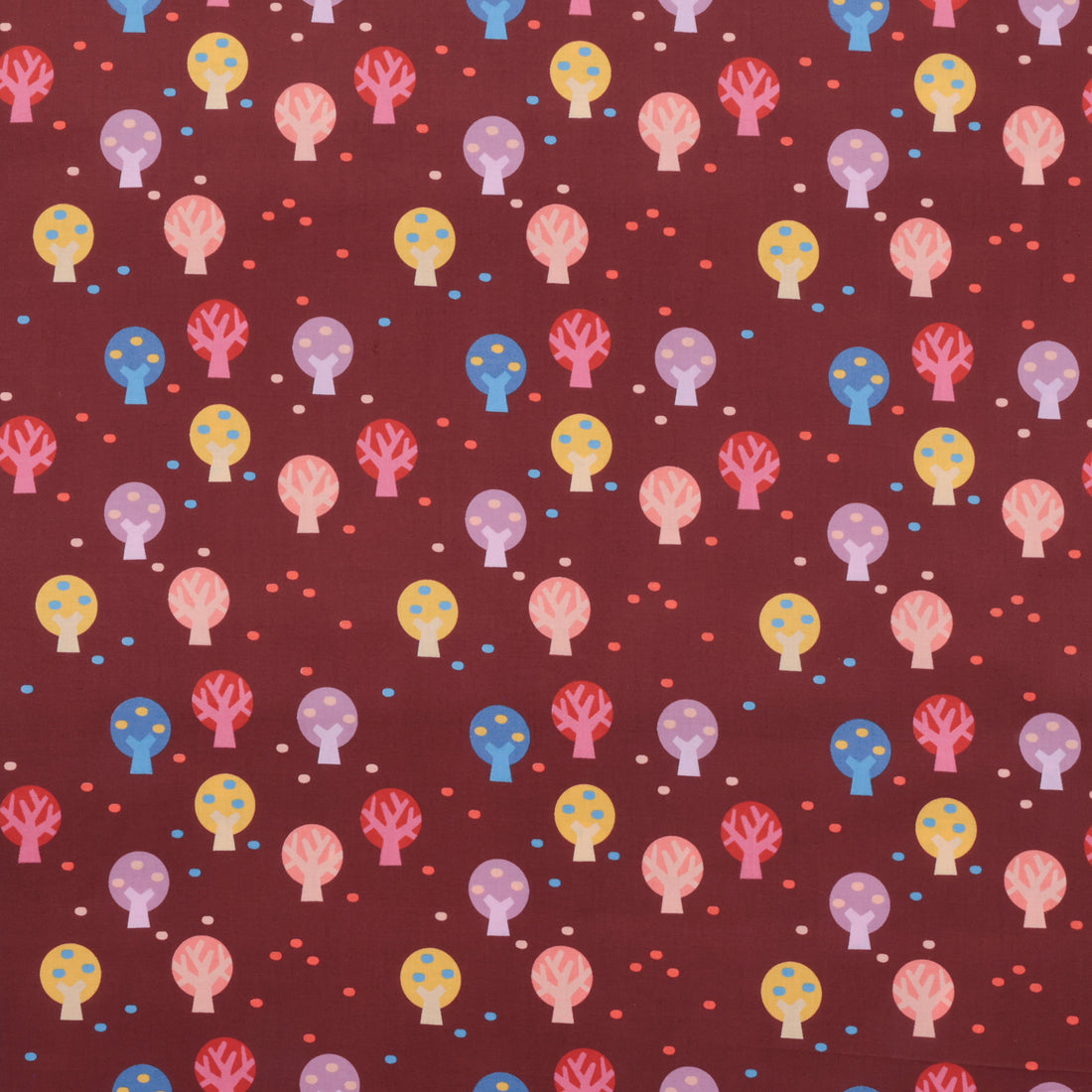 Ruby Star - Cotton - Persimmon - The Grove - Cranberry