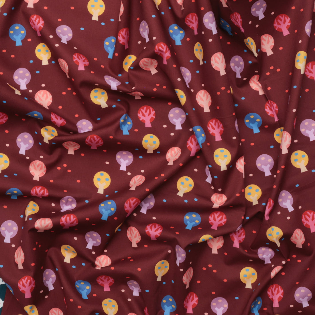 Ruby Star - Cotton - Persimmon - The Grove - Cranberry