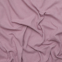 Organic Cotton - Lennon - Double Gauze - Gingham - Plum