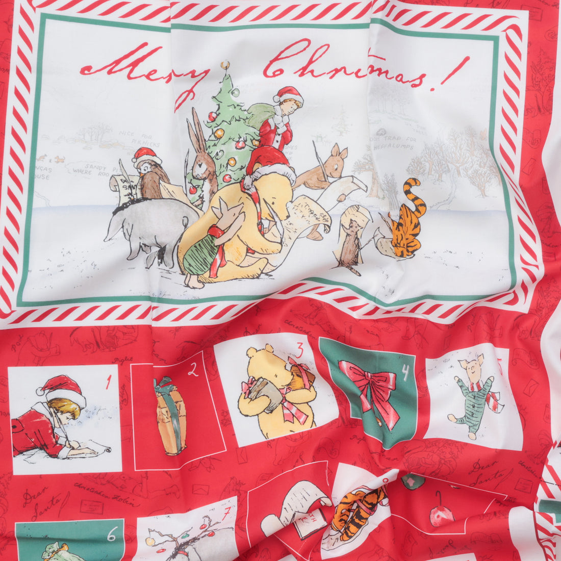 Studio E - Cotton - Christmas At Pooh Corner - Advent Calendar - Panel