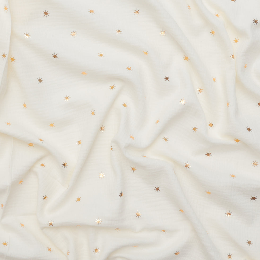 Katia - Cotton - Double Gauze Foil - Stars