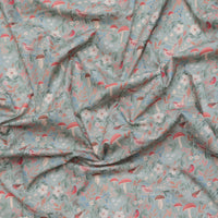 Katia - Cotton - Poplin - Mushroom Birds
