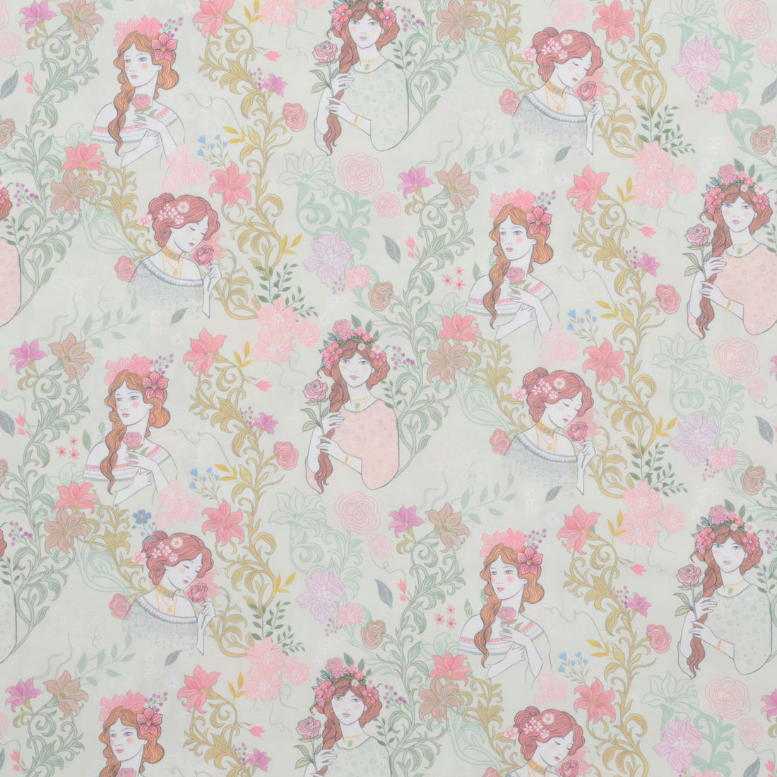 Katia - Rayon - Satin Print - Belle Époque Seasons