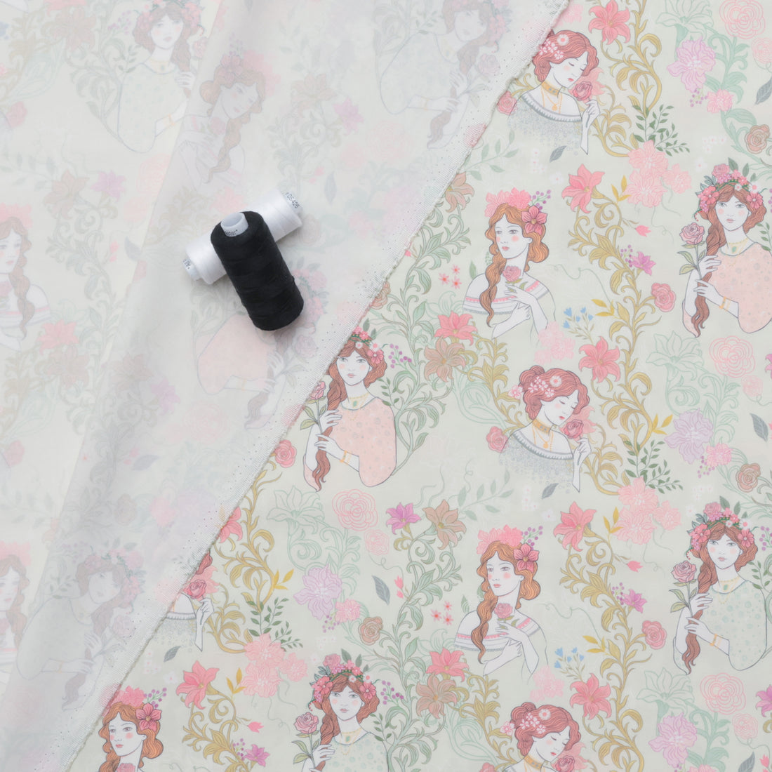 Katia - Rayon - Satin Print - Belle Époque Seasons