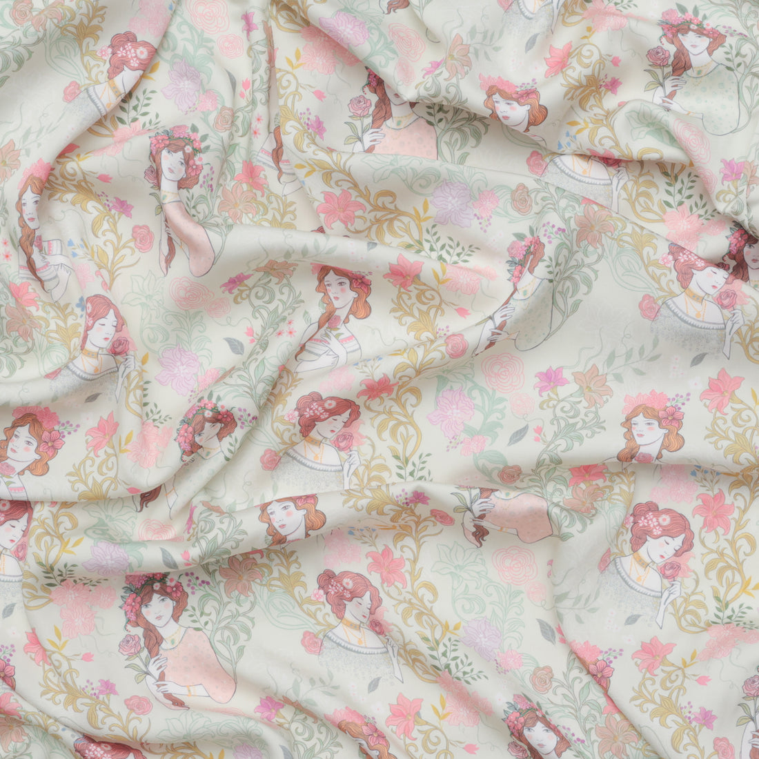 Katia - Rayon - Satin Print - Belle Époque Seasons