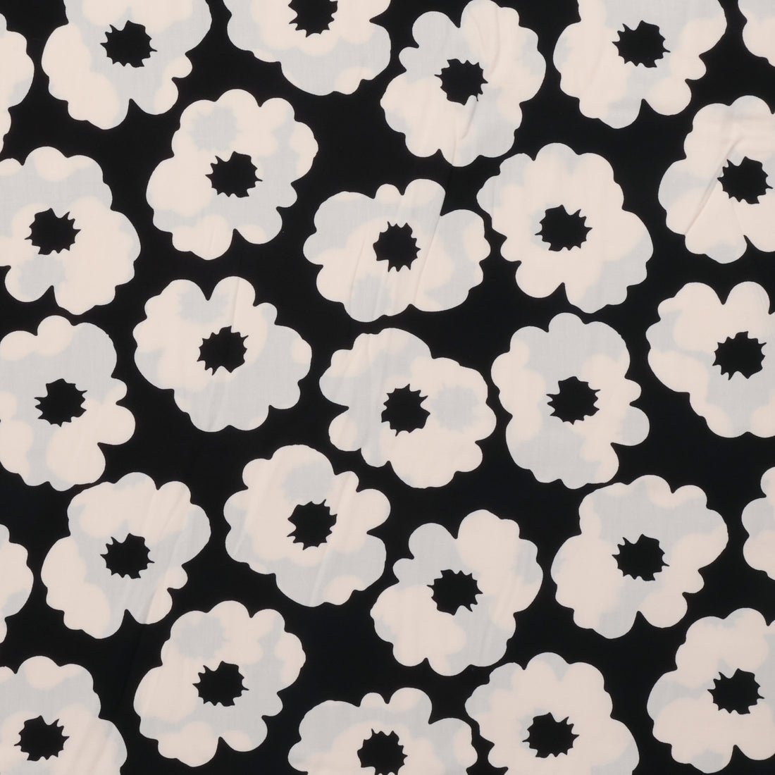 Viscose - Poplin Print - Flowers - Assorted