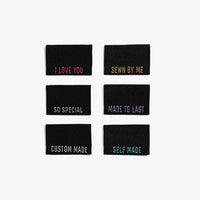 Kylie and the Machine - Sewing Label - Metallic Side Seam - Black