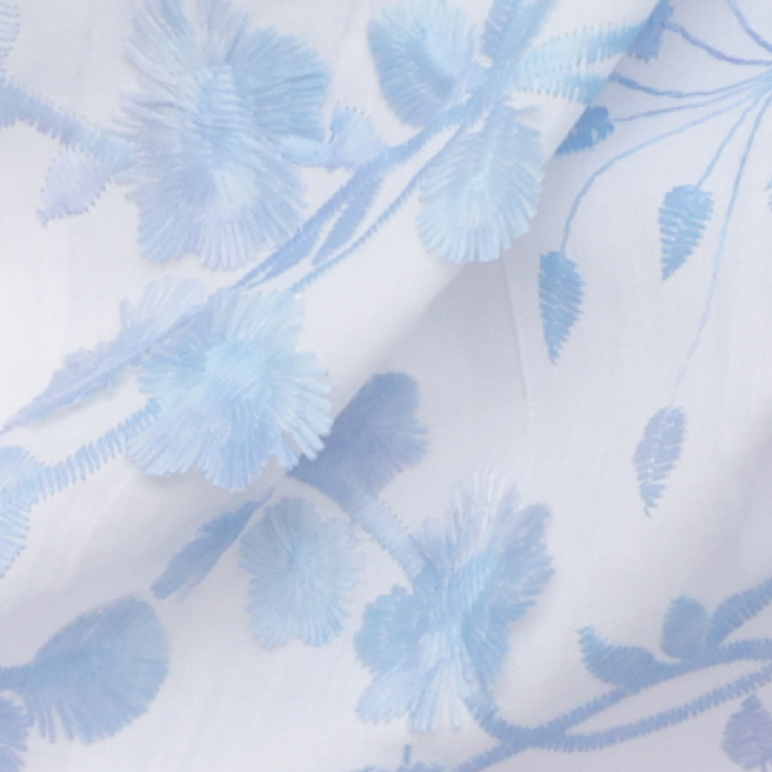Cotton Blend - Variegated Embroidery - Assorted