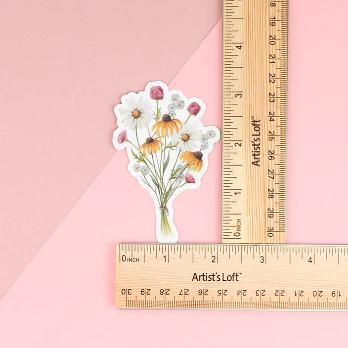 Naughty Florals - Vinyl Sticker - Wildflower Bouquet