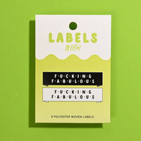 Kylie and the Machine - Sewing Label - Fucking Fabulous