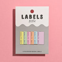 Kylie and the Machine - Sewing Label - Quality Shit