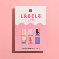 Kylie and the Machine - Sewing Label - Metallic Mini Hands