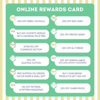 2026 Online Rewards Card