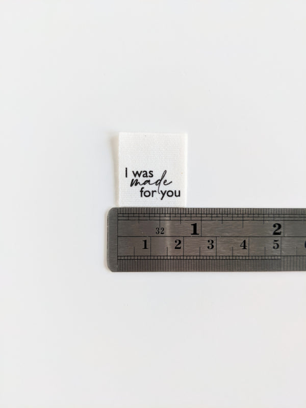 Intensely Distracted - Sewing Label - Made For You, And Only You