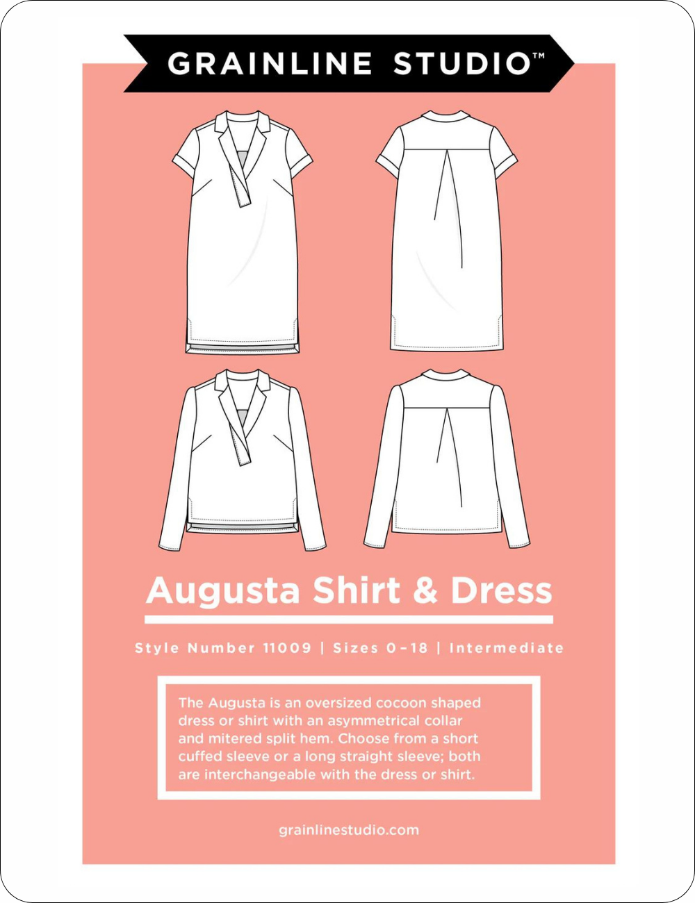 Grainline Studio - Augusta Shirt and dress - 0-18