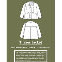 Grainline Studio - Thayer Jacket - Sizes 14-30