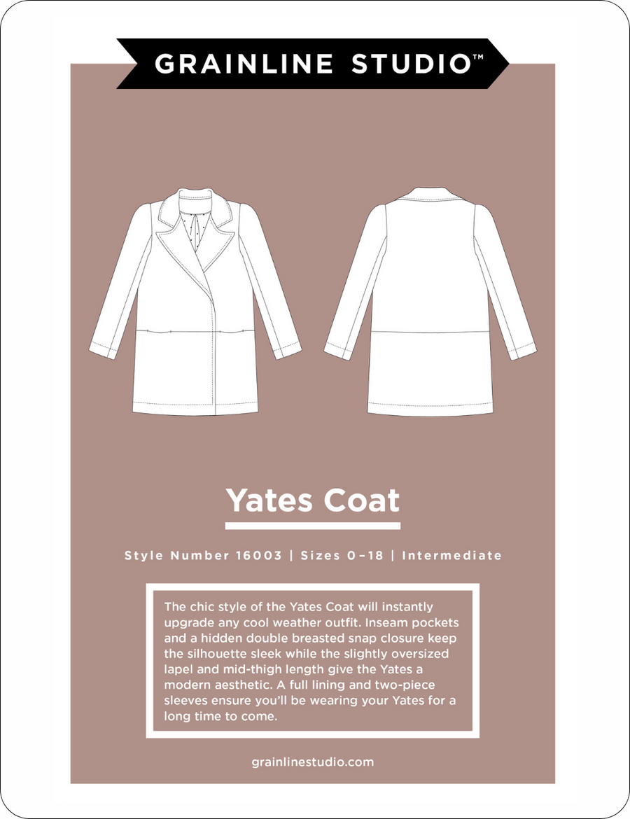 Grainline Studio - Yates Coat